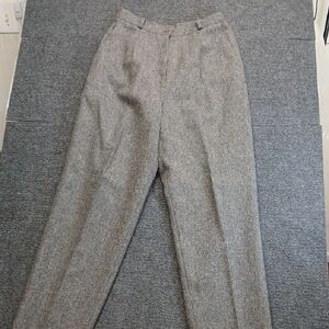 Boston Traveler Gray Wool Tailored Trousers Women Sz 9/10